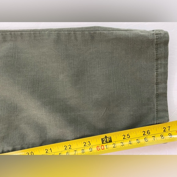 Pistola Moriah Women’s Army Olive Green Straight leg Crop Pant Size 30 NWT - Picture 12 of 12